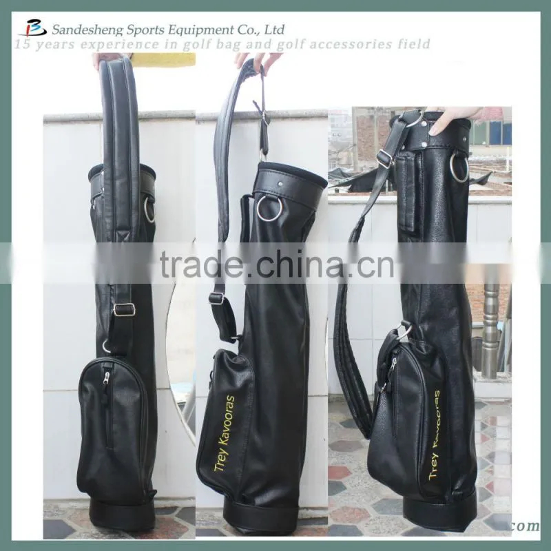 black leather pencil bag golf,golf pencil bag,pencil bag golf