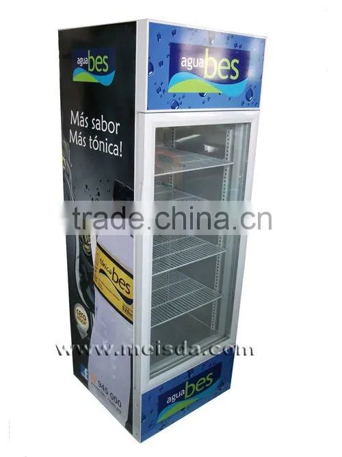 190L Commercial Display Refrigerator, Commercial Beverage Cooler