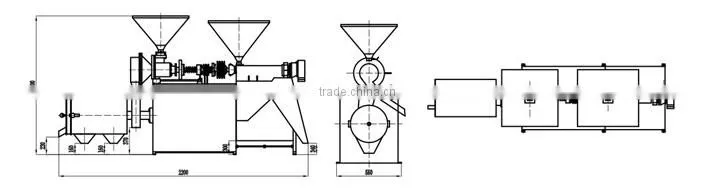300Kg Per hour Corn Meal Making Machine