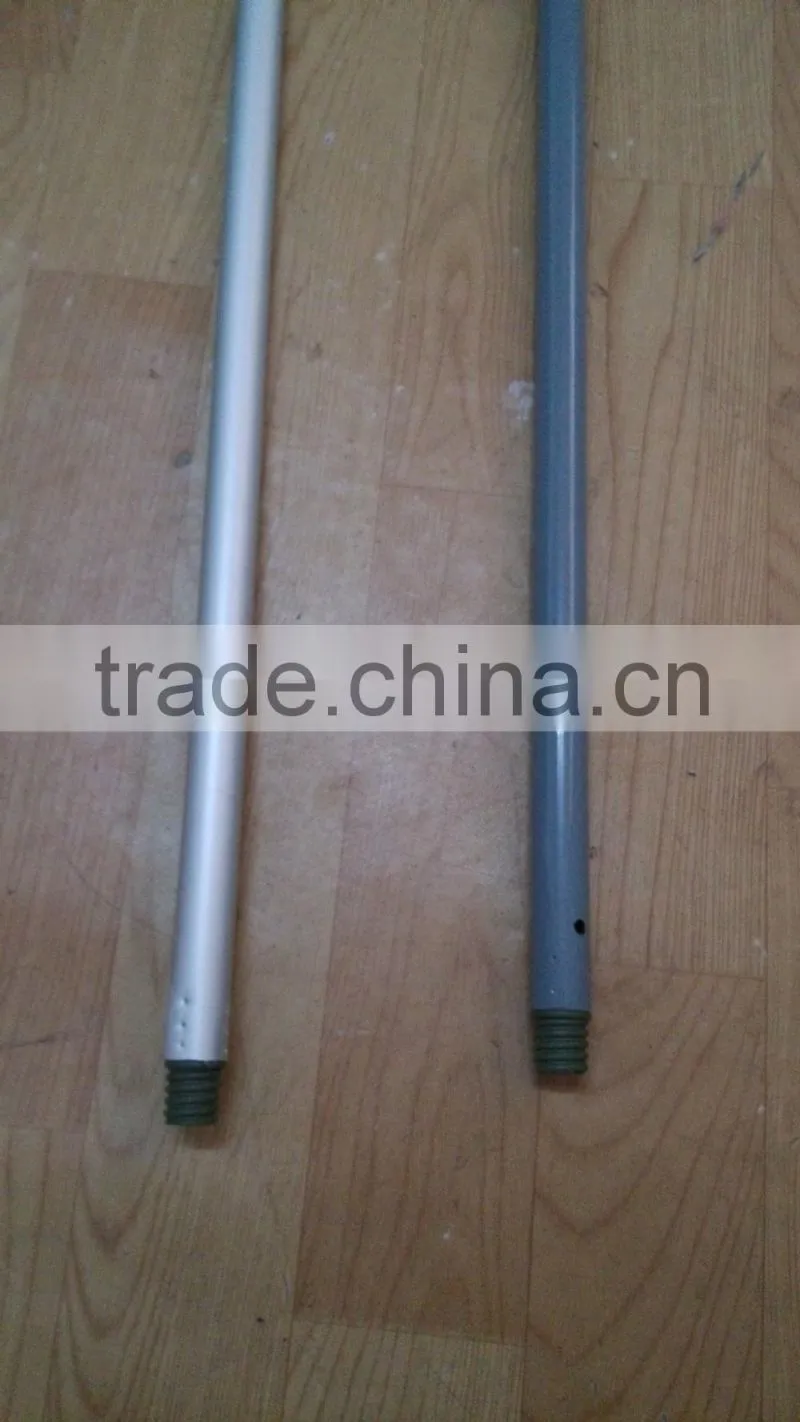 aluminum mop handle mop pole mop tube,steel iron pole handle