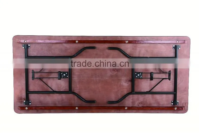 Wholesale Rectangle Wooden table folding table for wedding KP-BT004