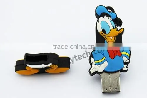 unique Donald-Duck branded custom usb flash drives 2gb 8gb 16gb