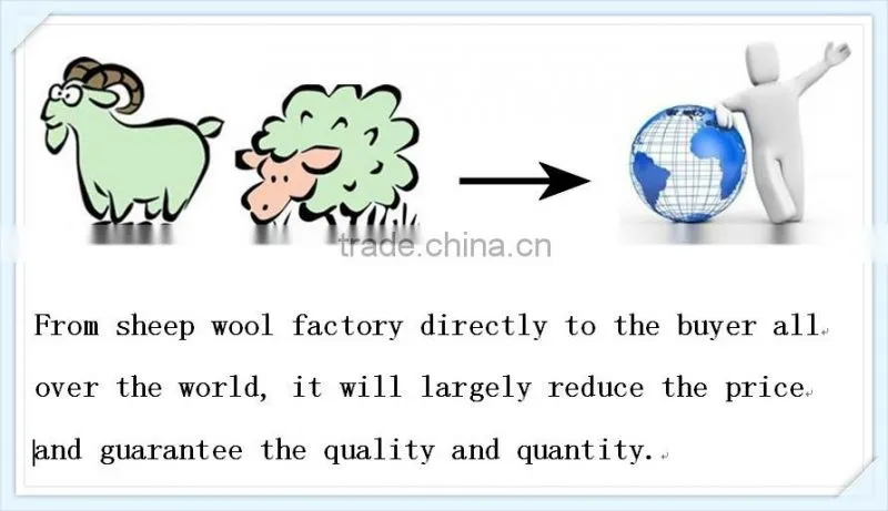100% dyed wool yarn for making socks, raw white or dyed colors