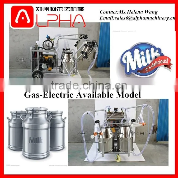 Hand operated milking machine/vacuum pump milking machine/portable milking machine FOR SALE