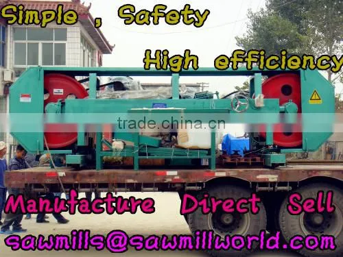 MJ1200 large Horizontal Band Sawmill