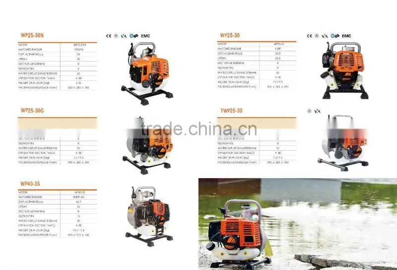 vegetable garden and agricultural Self-priming Gasoline Water Pump
