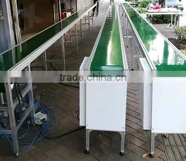 Mini aluminium alloy flat pvc green conveyor belts price