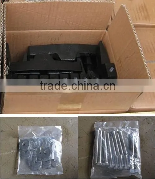 t anchor of concrete slats for fastening pig slats