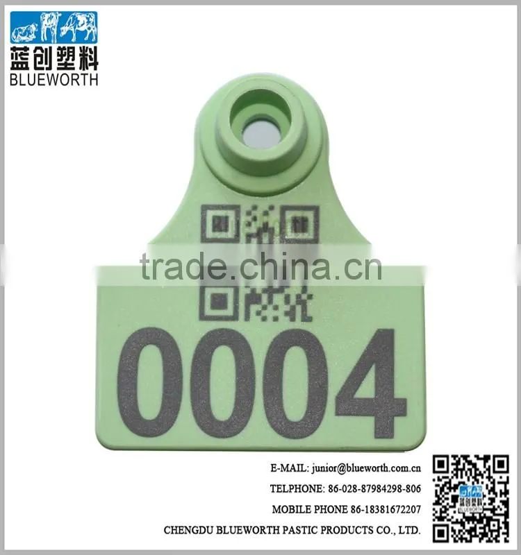 blueworth pig ear tags for live animal husbandry and poultry in favorable price