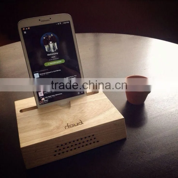 WY-204 Wholesale bamboo amplifier for cell phone and mobile bamboo loudspeaker