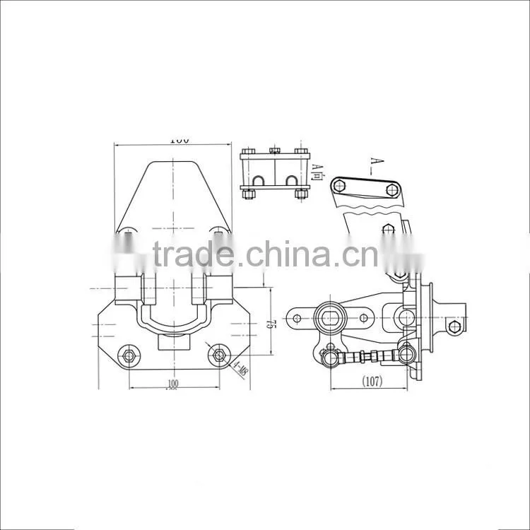 GJ1131 push pull cable control for truck shifting operation