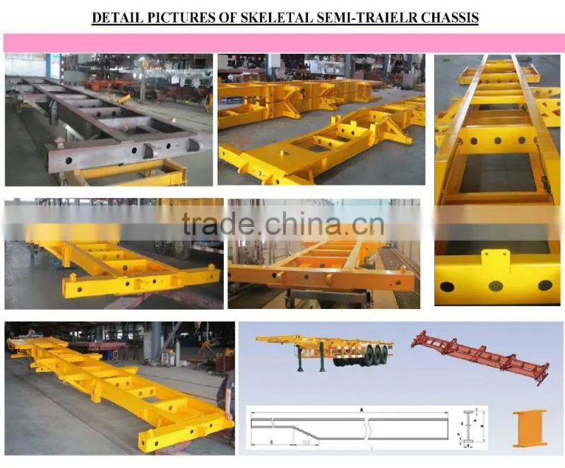 12M Semi-trailer Chassis H Beam