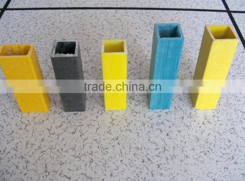 glass fiber reinforced plastic/FRP square pipe/fiberglass pipe prices