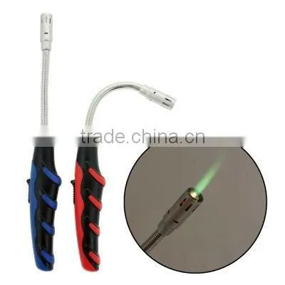2 Flexible Butane Torch Lighters Long Reach Wind Resistant BBQ Candle Refillable