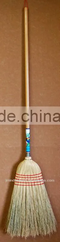 Kitchen Sweeping Broom with Wooden Handle
