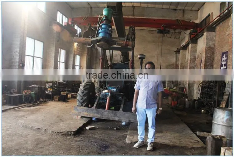 Electric power facilities hole digging machine
