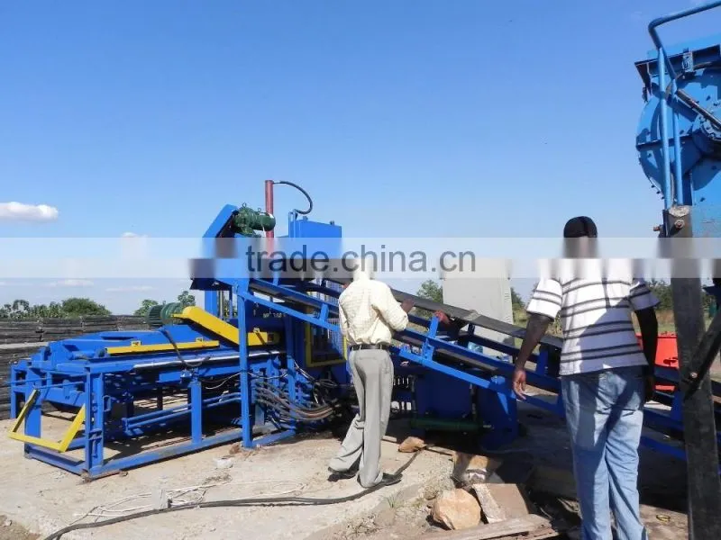 High density cement concrete brick making machine for sale