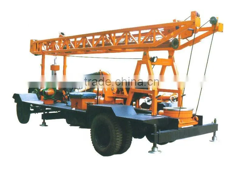 mobile truck-mounted water well drill
