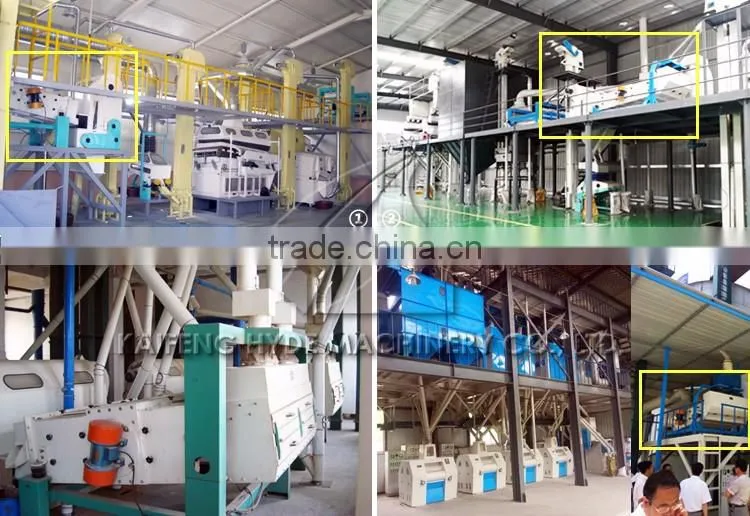 Flour mill wheat grain vibratory separator