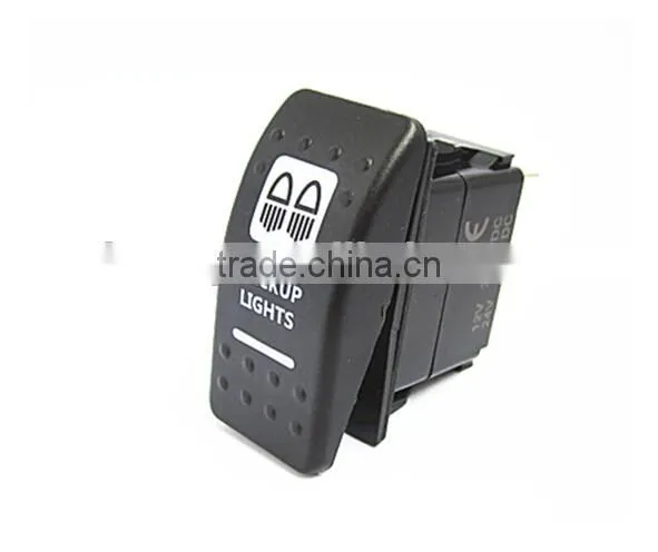 Car/motorcycle waterproof rocker switch printed 12V/24V