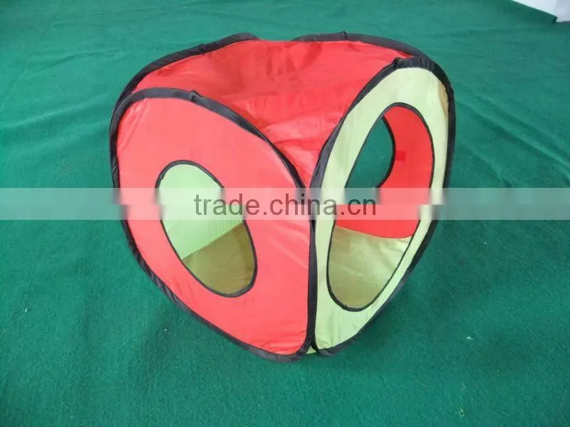 2016 New design Arrive T Style Cat Tunnel Pet Toy Wholesale Candy Color Polytser cat tunnel