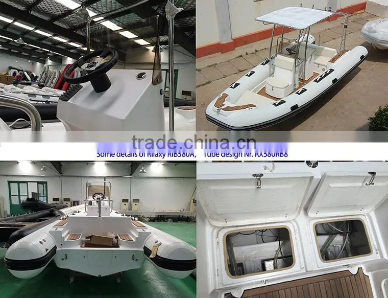 RILAXY 5.8m rigid hull inflatable boat with outboard motor for sale