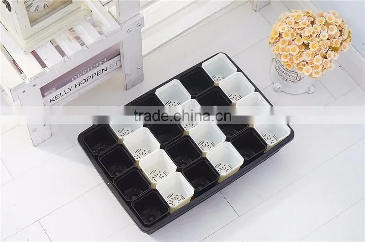 Plastic 20 Divided Plant Flower Pots Tray
