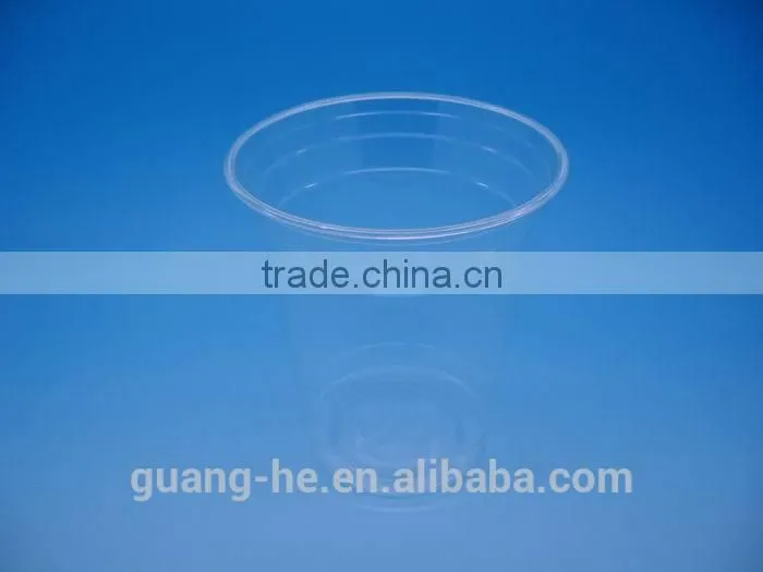 10oz disposable compostable non-pollution plastic PLA cup for ice cream/cold drink