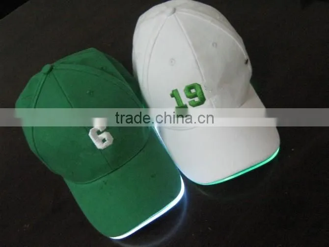 led night light trucker cap/vans trucker cap