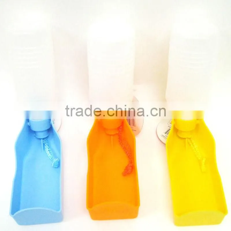PETS DOG WATER BOTTLE BOWL PORTABLE DRINK DISH CAT BIRD TRAVEL FEEDING PUPPY NEW
