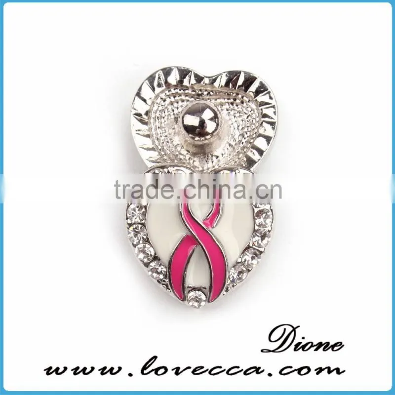 Sanp jewelry wholesale heart button maker