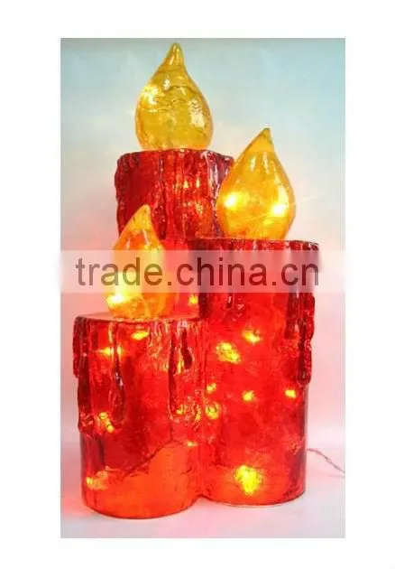 traditional LED Christmas candle lights decoration