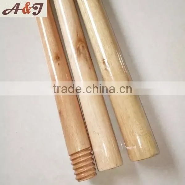 1 dollar items for imports varnished wooden stick broom and mop stick