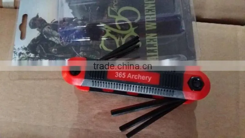 Hand tool double blister folding ball point hex key wrench set