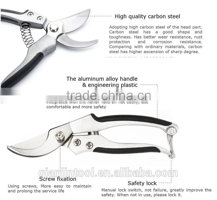 Stainless Steel Garden Pruning Scissor bonsai scissors