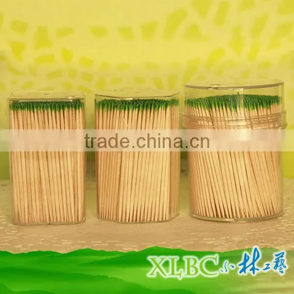 Double pointed mint bamboo toothpick with high quality