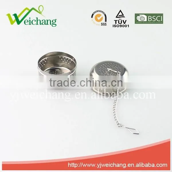 WCZ118 Good quality Hot sale 304 material Mesh Tea Ball Tea Infuser Tea Strainer Long chain