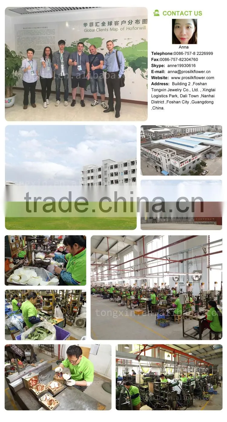 china wholesale silk flower artificial real touch cherry blossom good quality for decoration