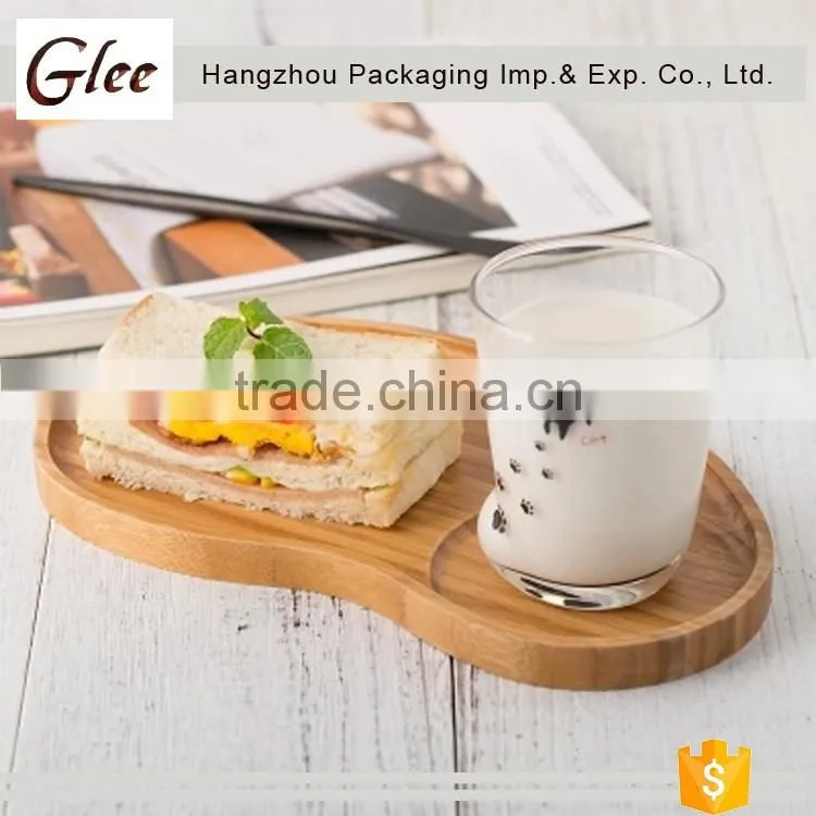 Nice-looking trendy elegant factory Supply Eco-friendly bamboo food tray serving tray