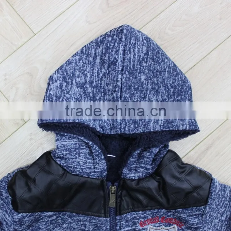 Kids jersey football melange yarn insert PU sportswear
