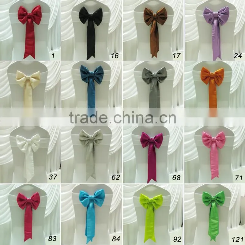 New Design Spandex Chair Band with Bow/Bowknot for Wedding Banquet