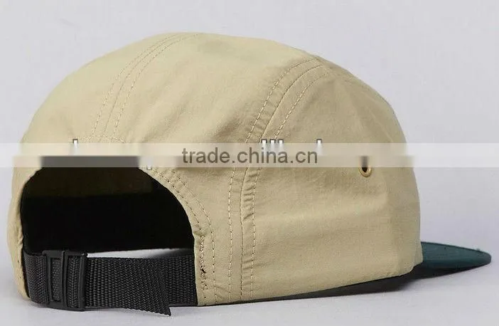 Custom two tone 5 panel hat sewing pattern