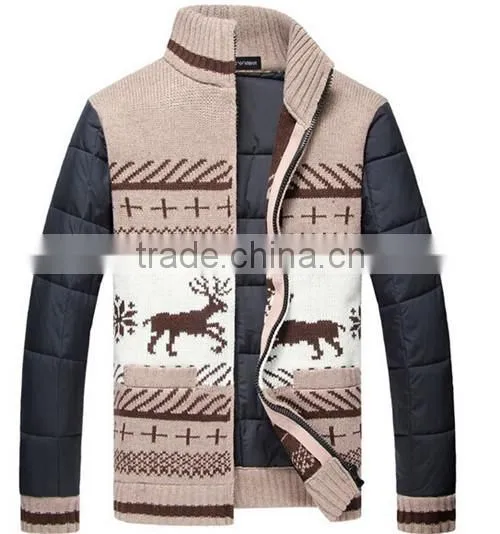 2015 Latest Open Chest Christmas Sweater for Man