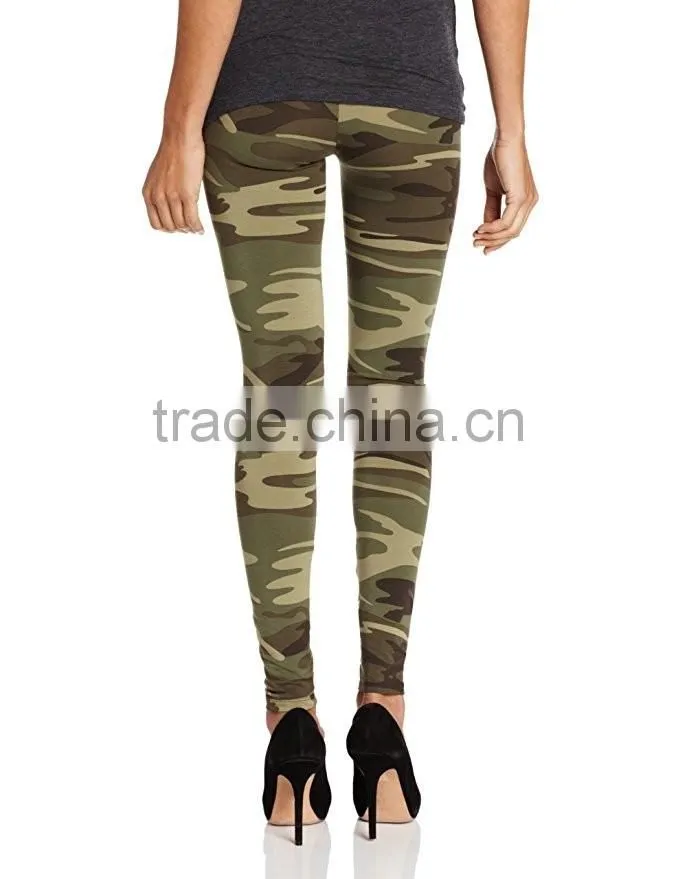 Custom Women's Printed wholesale Sublimation Camo Sports Gym Legging sexy yoga pants gym wear
