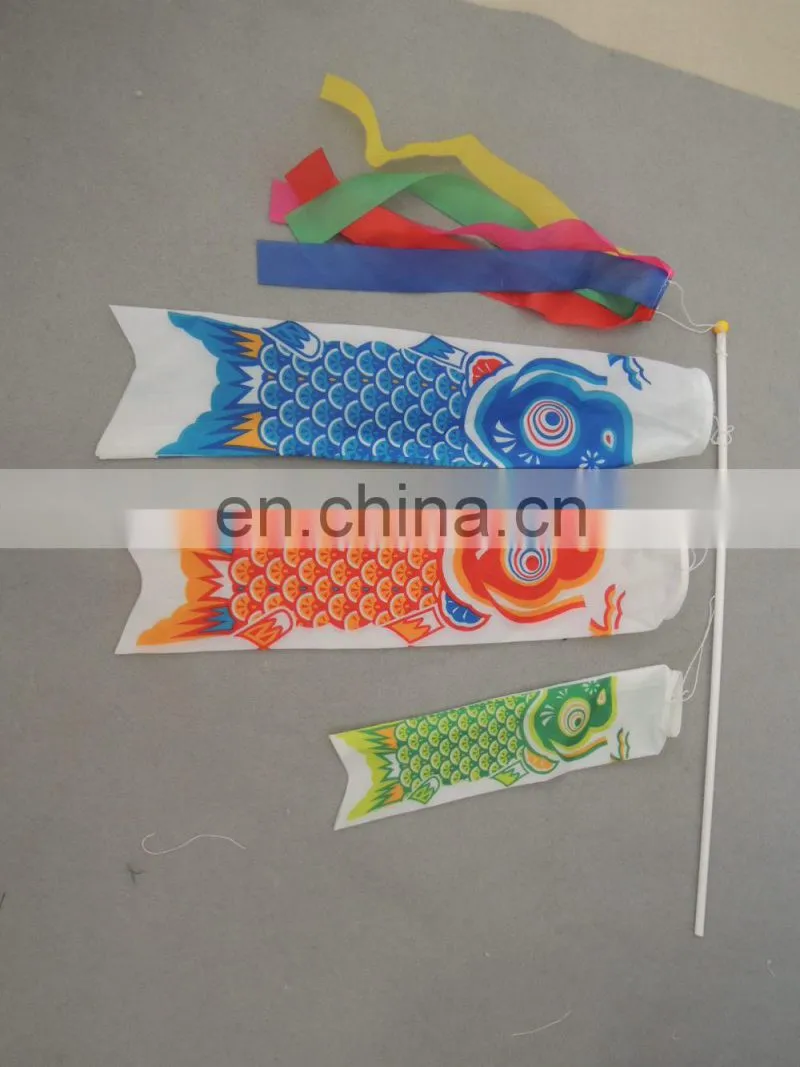 Cool design koinobori , traditional carp-shaped streamers for outdoor toy for wholesale