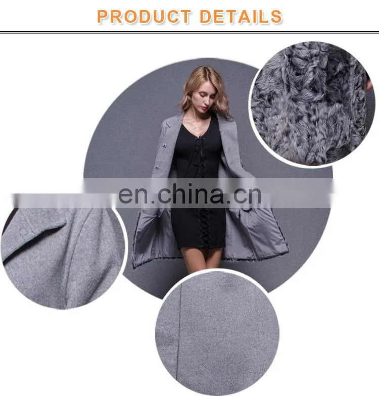 100% wool coats latest design double-sided cashmere coat
