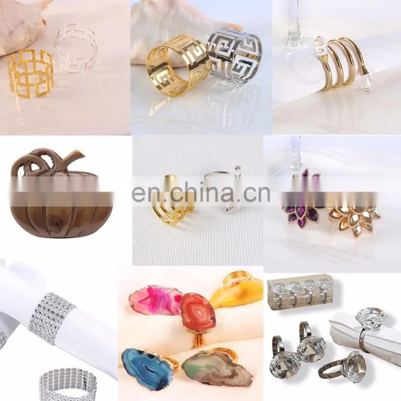 Grape Design Napkin Rings