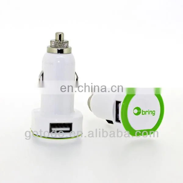 2017 led Light dual 1A 3.1A USB car charger for mobile phone