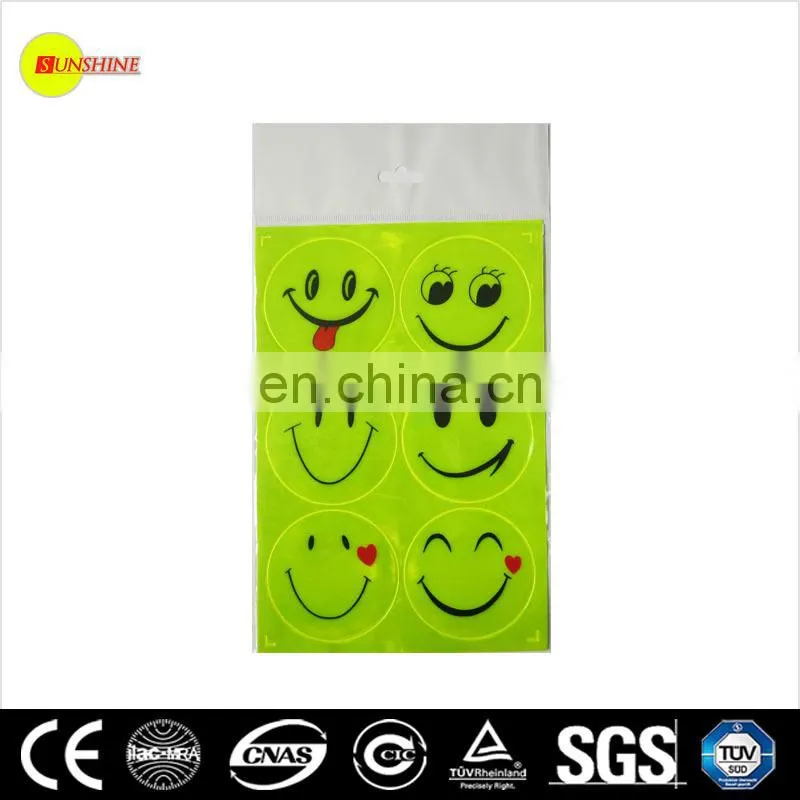 high visibility safety clear reflective sticker