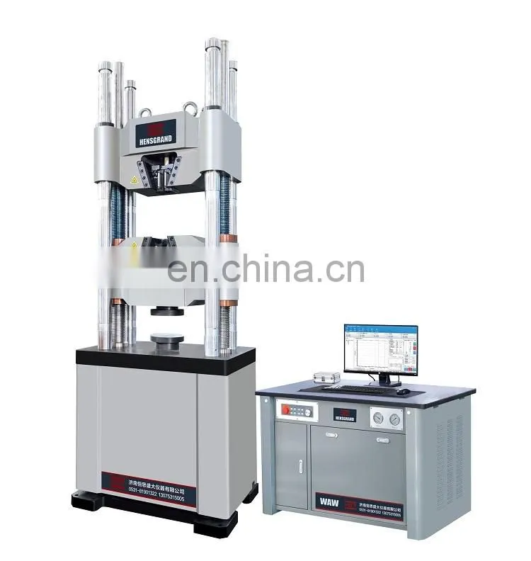 New design 200 tons six columns electro-hydraulic universal testing machine